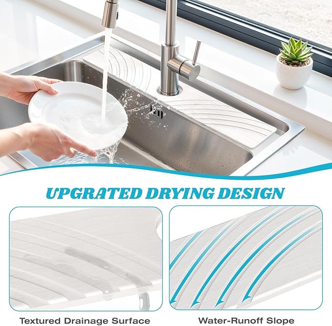 Stone Faucet Mat for Kitchen Sink