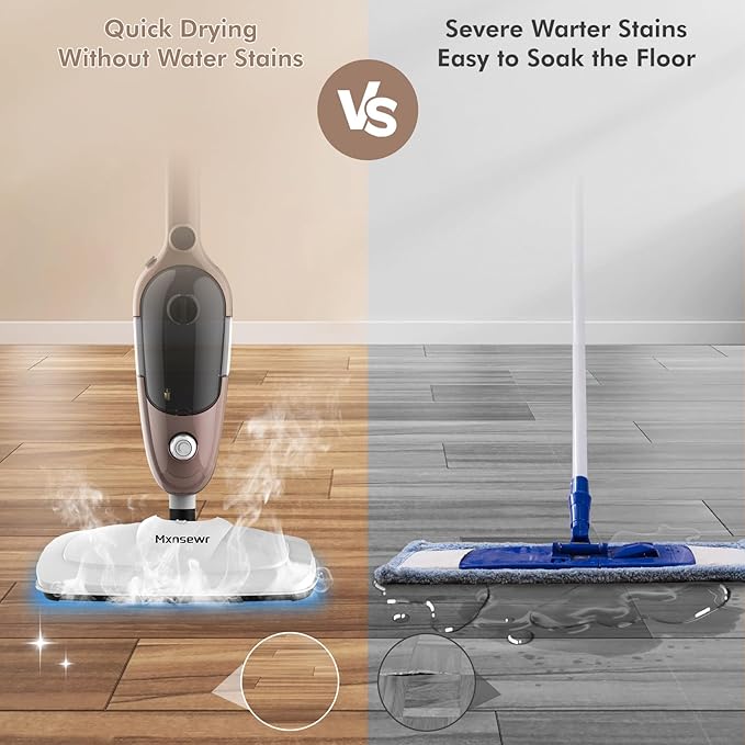 Steam Mop - All-in-one Powerful Handheld Steam Cleaner Detachable Floor Steamer