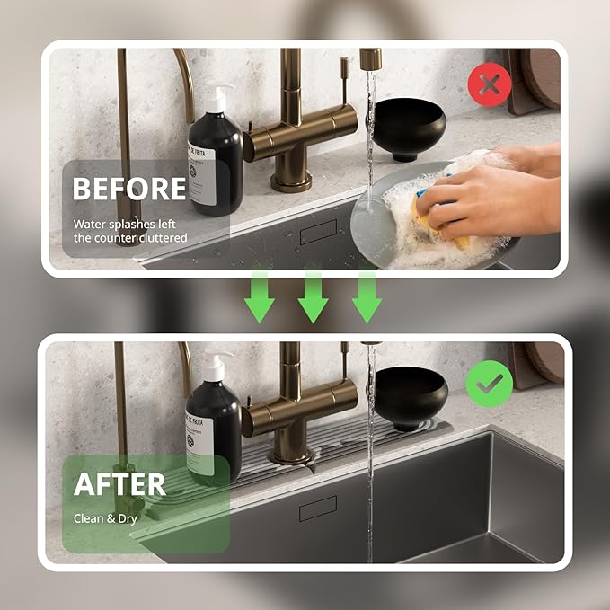 Quick Dry Sink Splash Guard