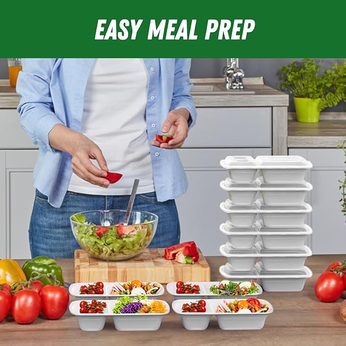 50 Pack 28 oz Meal Prep Containers Reusable