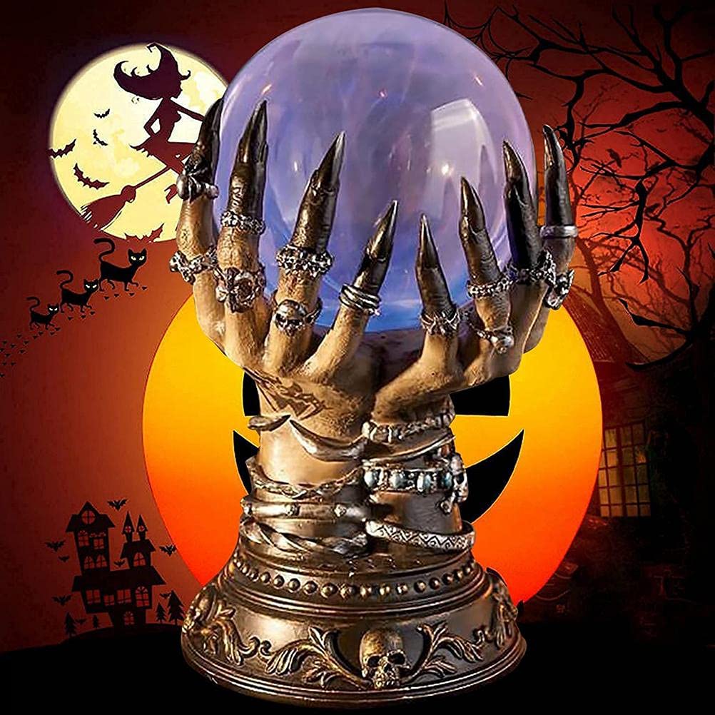 Dan&Dre Halloween Witch Celestial Flashing Crystal Ball for Decoration