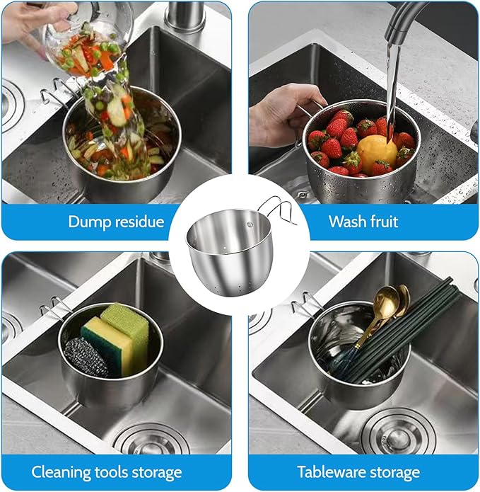 Stainless Steel Sink Food Catcher