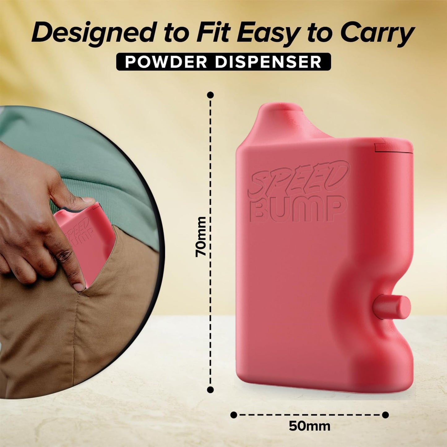 Portable Pepper Shaker (Red) - Versatile Seasoning Set, Multi Functional Salt Dispenser Spice Shakers for Easy Use - Convenient & Durable Plastic Salt and Pepper Dispenser for Fine Spices