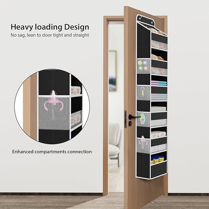 Univivi Door Hanging Organizer Nursery Closet Cabinet Baby Storage