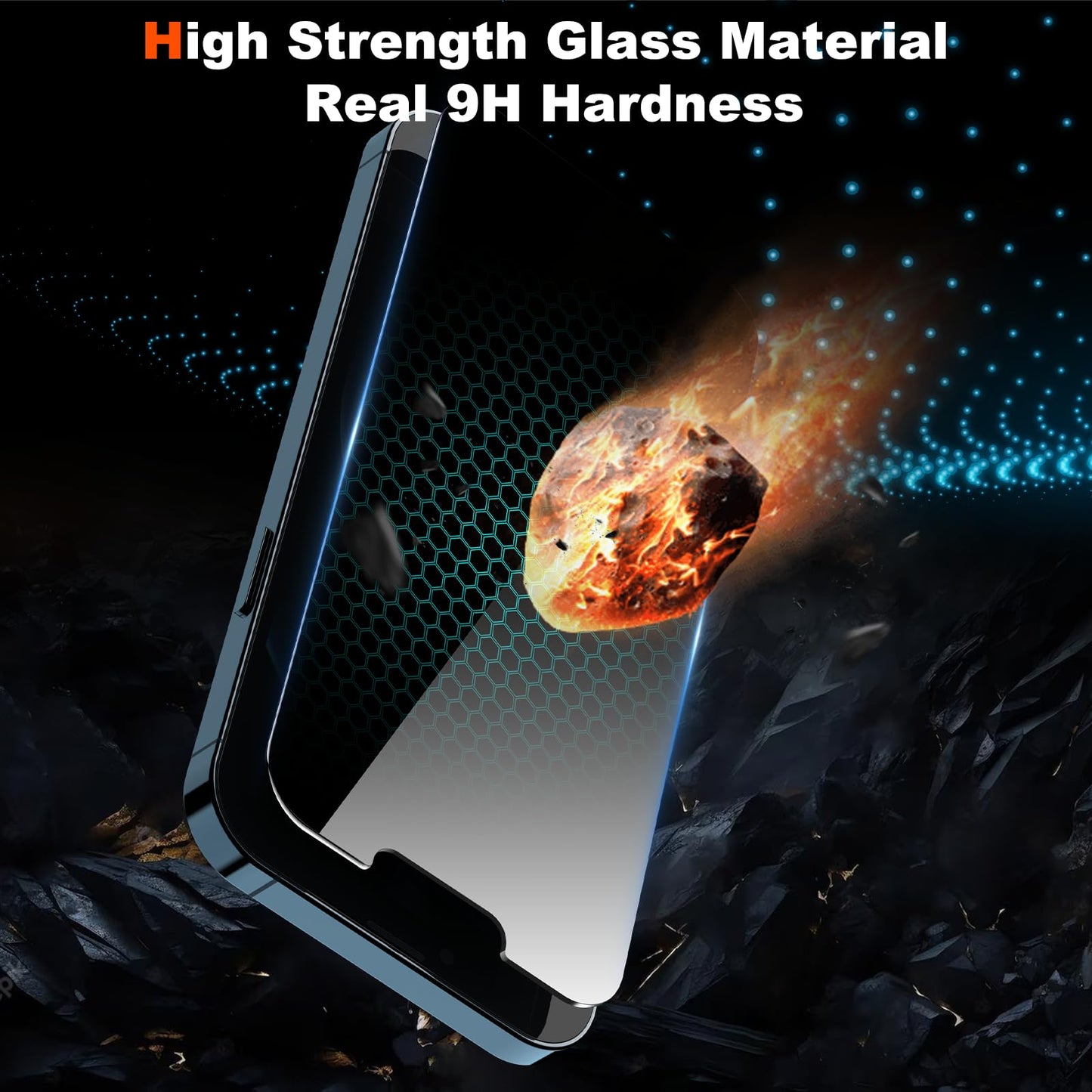 [2 Pack] Privacy Screen Protector for iPhone 11/XR, YMHML Tempered Glass Anti-Spy Bubble Free Case Friendly Easy Installation Film for iPhone 11/XR 6.1 Inch