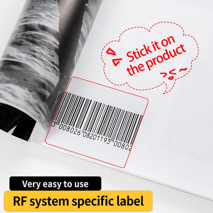 8.2mhz Security Tags Soft Labels Sticker, 1000 pcs Retail Anti-Theft Equipment Prevention EAS System