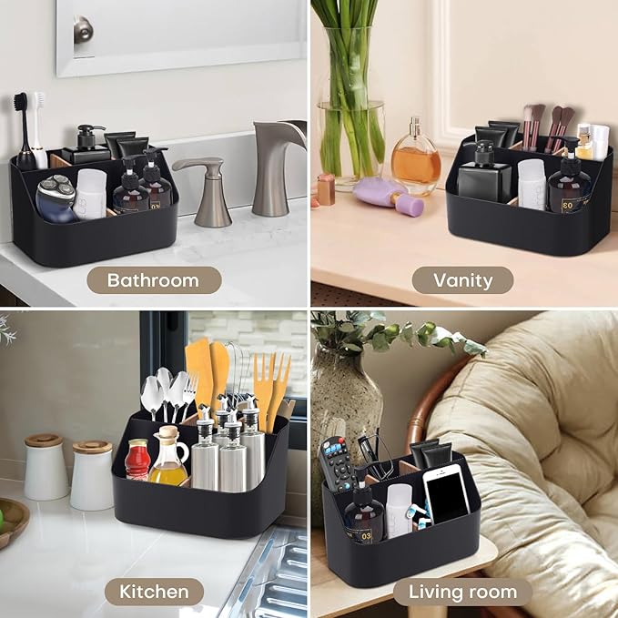 Set of 2Toothbrush Holder for Bathrooms, Bathroom Organizer Countertop