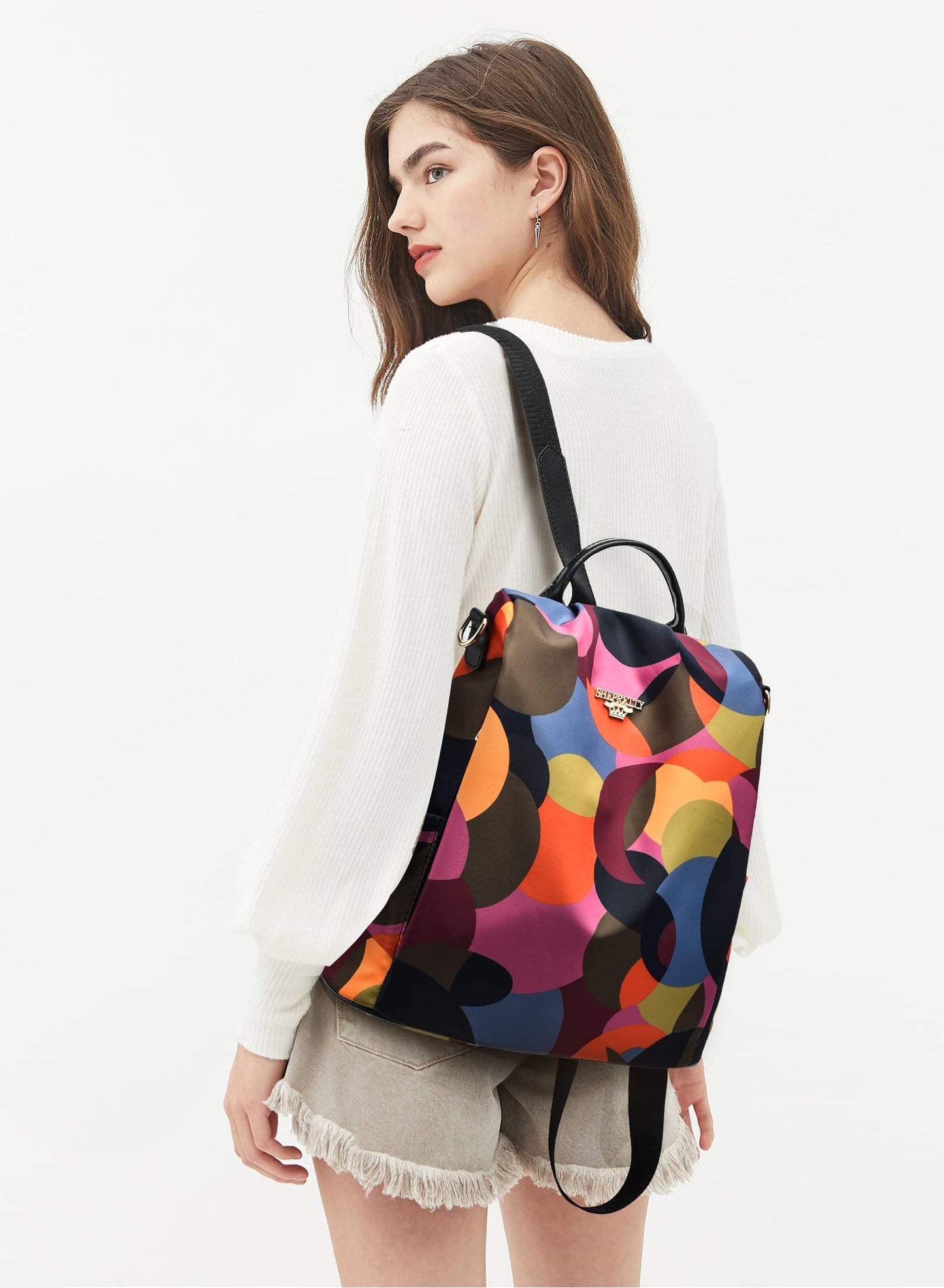 shepretty Women's Backpacks Anti-Theft Rucksack Shoulder Bags,8864-f