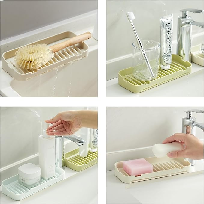 Kitchen Sink Faucet Mat, Diatomaceous Earth Quick Dry Sink Splashback Drying Mat