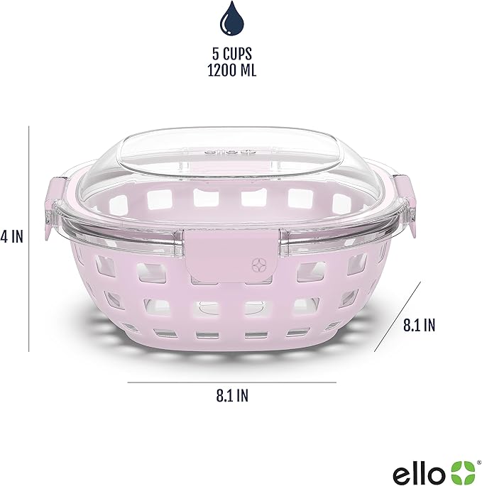 Ello Duraglass Meal Prep Container- Glass Food Storage Container