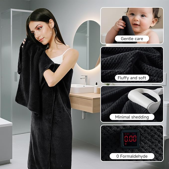REDKISS 6-Piece Bath Towel Set