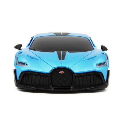 CMJ RC Cars Bugatti Divo Blue Remote control Radio Car 1:24 Officially Licensed 1:24 Scale Working Lights 2.4Ghz