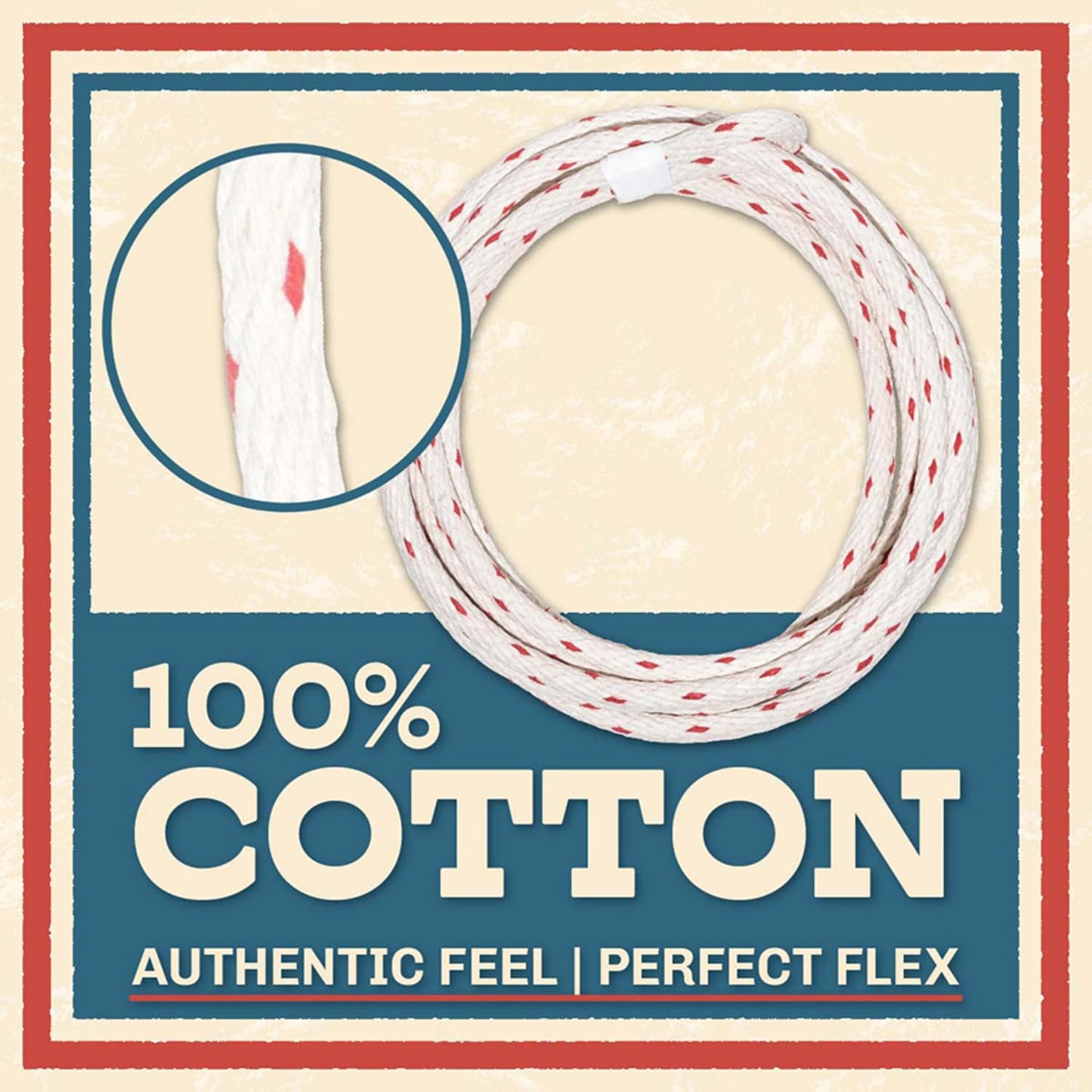 Western Stage Props - Cotton Trick Rope Lasso |Cowboy and Cowgirl | Beginner or Advanced Lariat Looper for Kids and Adults, 15 Foot | Made in USA