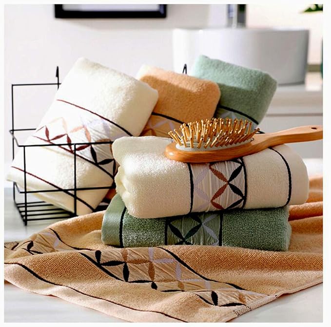4 Pack Cotton Hand Towels, 100% Cotton Face Towels,