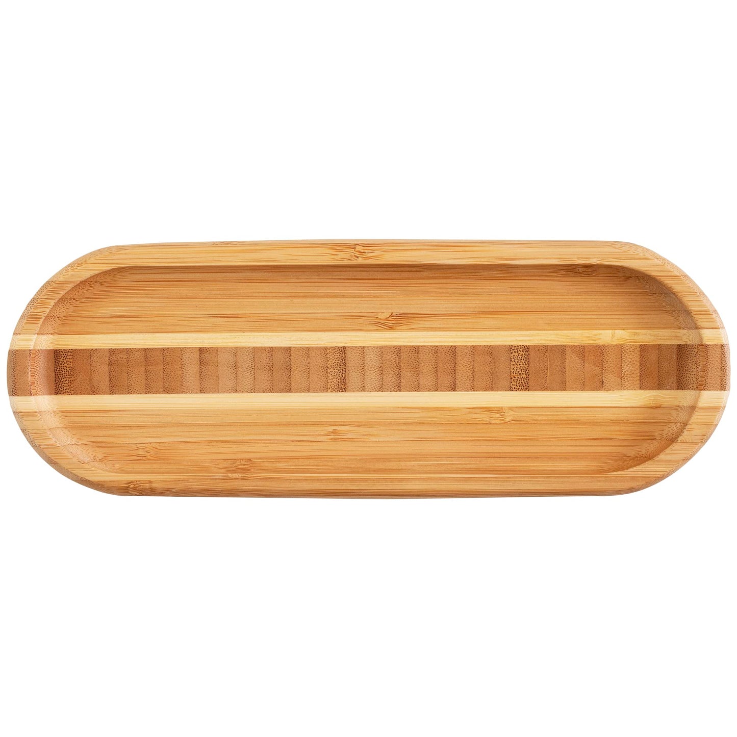 Totally Bamboo Catch-All Spoon Rest with Inlay Design