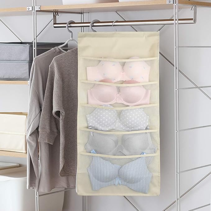 Bseash Enlarged Closet Hanging Bra Organizer