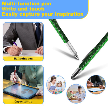 HOFASON Fathers Day Dad Gifts Bulk, 24 Pcs 6 in 1 Multitool Multi Tool Pen, Small Bulk Gifts for Men Dad Husband, Christmas Stocking Stuffers, Prizes for Adults, Party Favors Office Cool Gadgets
