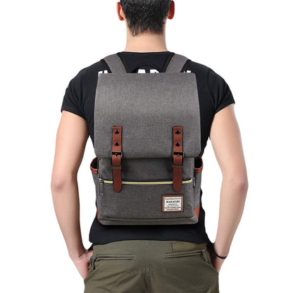 HASAGEI Backpack Vintage Unisex Rucksack Daypack Casual School Travel Laptop Tablet Bags