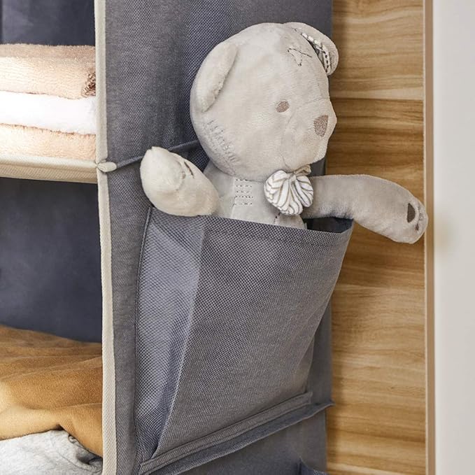YOUDENOVA Hanging Closet Organizer and Storage, 6-Shelf Closet Hanging Storage