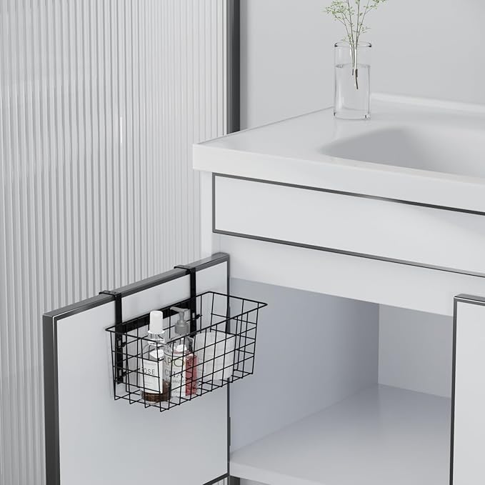 MaraFansie Hanging Kitchen Baskets Wire Storage Basket Over the Cabinet Door