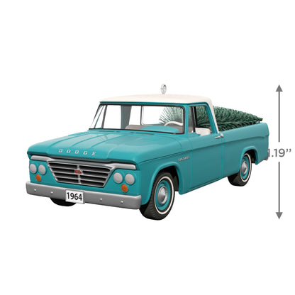 Hallmark Keepsake Christmas Ornament 2024, All-American Trucks 1964 Dodge D-100 2024, Metal, Gifts for Car Collectors