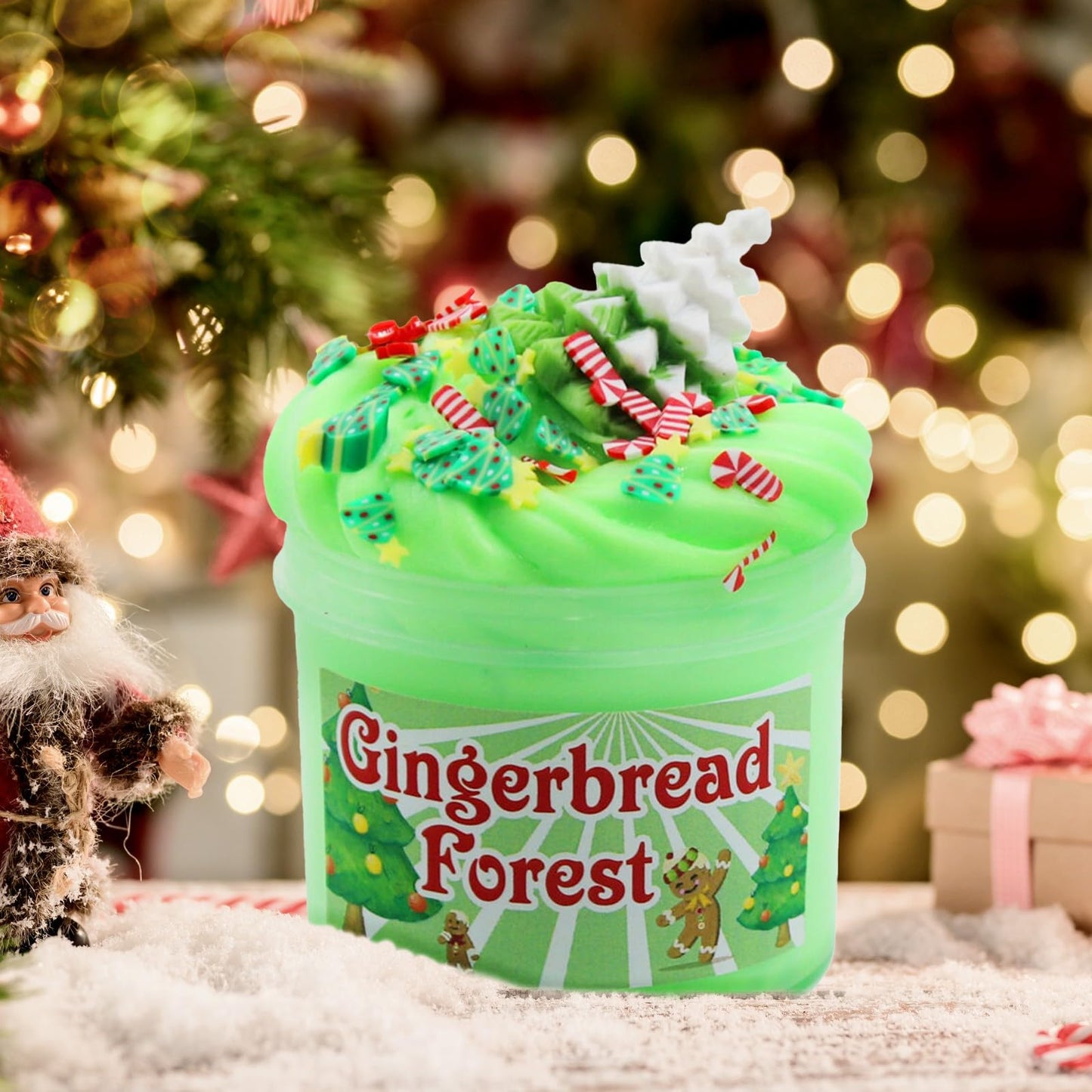 Slime Advent Calendar 2025, Christmas Countdown Calendars 24 Days of Surprises with Different Texture Fluffy Slime Kit Funny Gifts Toy for Toddler Kids Teens Girls 4 5 6 7 8 9 10 11 12 Year Old