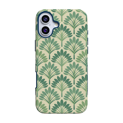 Casely iPhone 16 Case | Nantucket Cottage | Blue Hydrangea | Compatible with MagSafe | Bold Protective Design