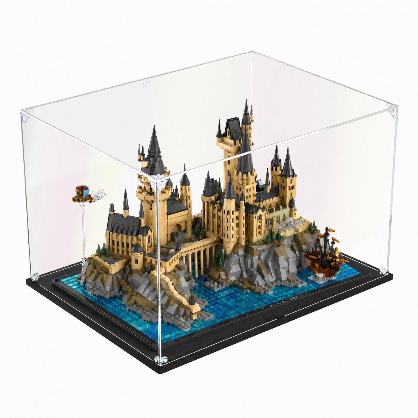 Clear Acrylic Display Case, Self-Assemble Showcase for Collectibles, Action Figures, Dolls- Alternative Glass Box for Commemorative Gifts