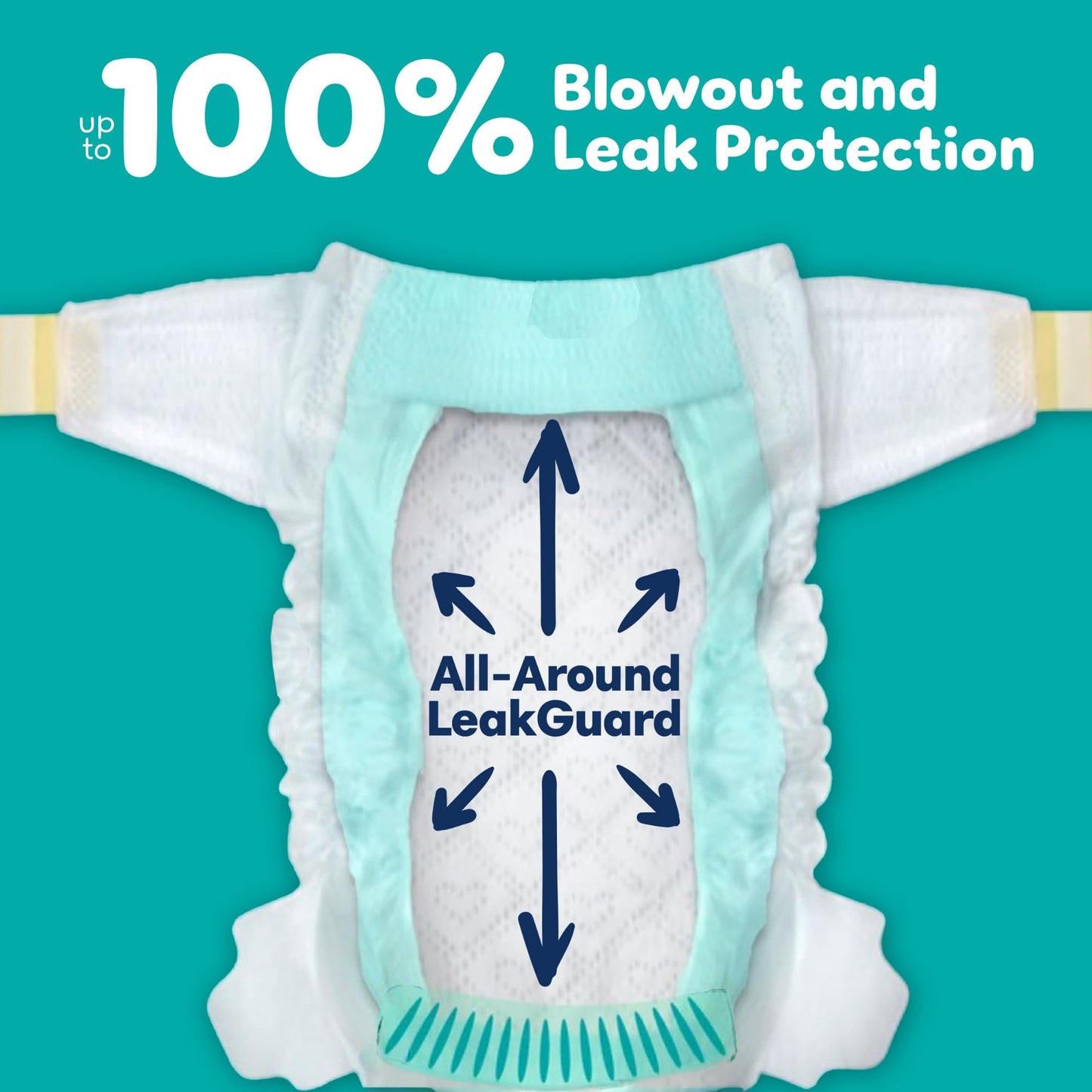 Pampers Baby Diapers - Swaddlers - Size 5, 132 Count, Ultra Absorbent Disposable Infant Diaper