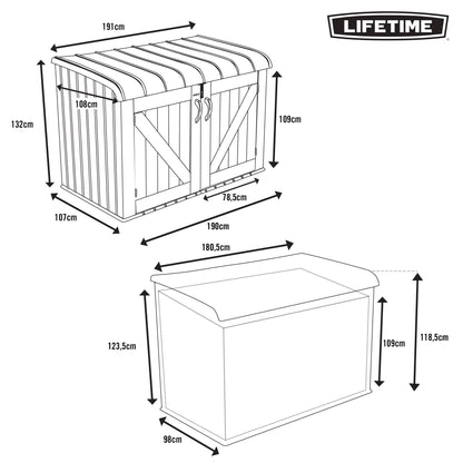 Lifetime 60170 Horizontal Storage Box