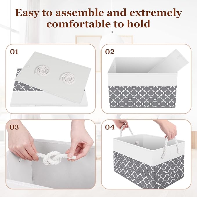 Fab totes Storage Bins, Foldable Storage Baskets