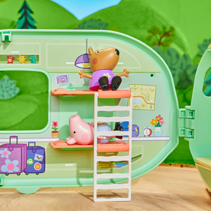 Peppa Pig Peppa's Caravan Playset, Pink