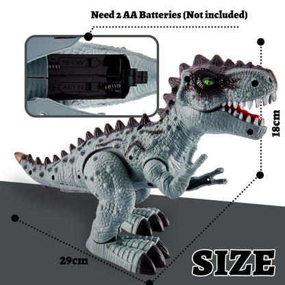 TOEY PLAY Dinosaur with Lights and Sounds, T-Rex Toys, Walking, Realistic Looking, Dinosaurs Gifts for Kids Boys Girls 3 4 5 6 Year Olds