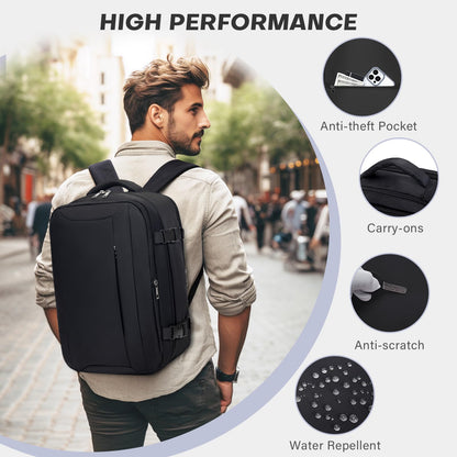 Xkdoai for Ryanair Cabin Bags 40x20x25, Underseat Cabin Bag Travel Bag Hand Luggage Bag Travel Backpack Cabin Size Carry-ons Cabin Backpack Flight Bag for Travelling