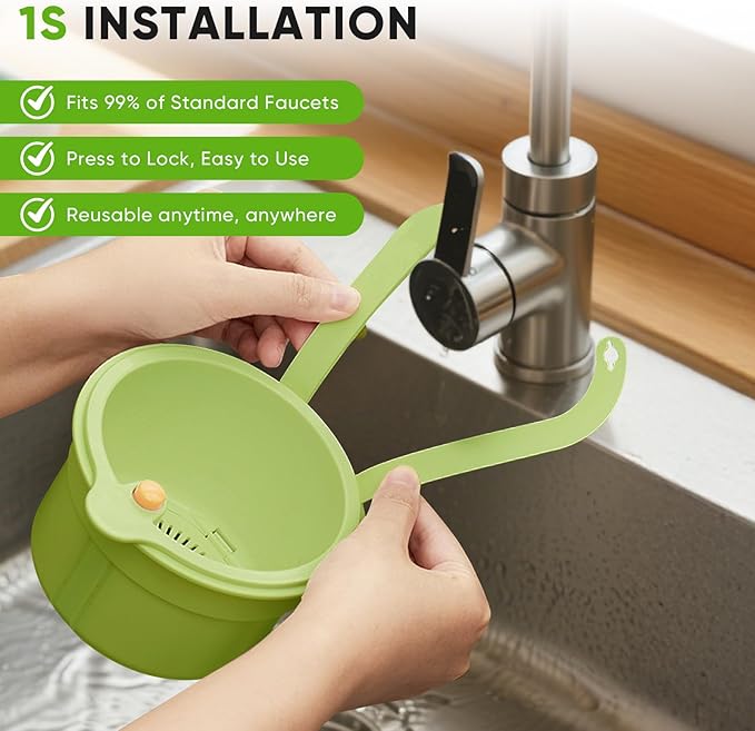 Hanging Food Waste Catcher for Sink, Sink Strainer Basket
