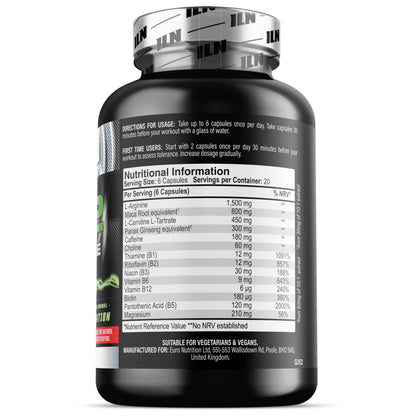 NO2 Xtreme – High Strength 5,070mg Nitric Oxide Supplements for Men & Women – Nitric Oxide Booster Pre Workout Tablets with L Arginine (120 Vegetarian Capsules)