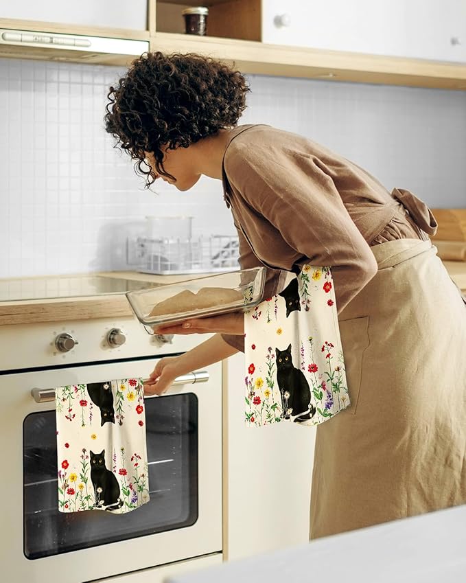 Flour Sack Kitchen Towels Set of 2-18x26 Cotton Dish Towels