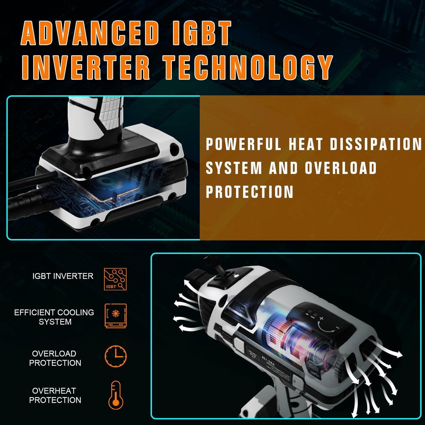 TRQWH Portable Welder Machine 110V ARC Handheld Welder & Auto Darkening Welding Helmet