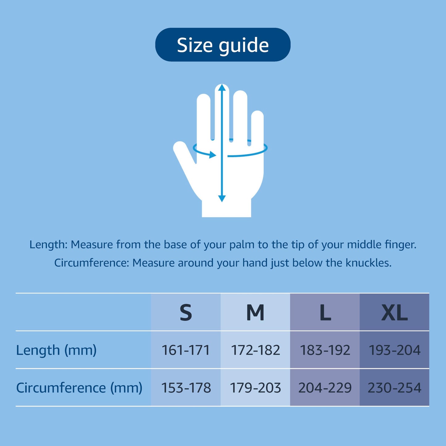 Hevea Disposable Blue Nitrile Gloves, 1 X 100, Size L (Pack of 2)