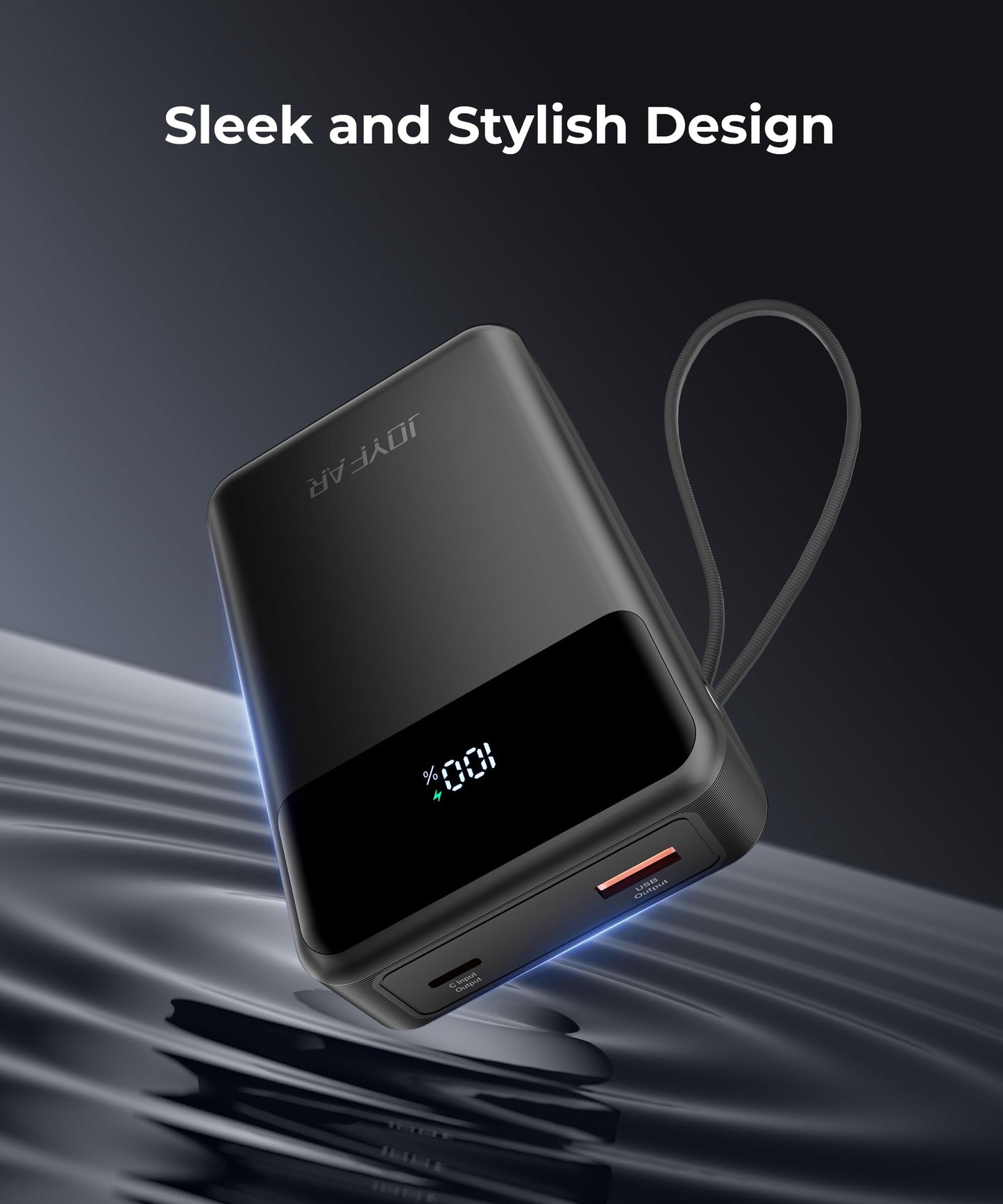 Portable-Charger-Power-Bank Travel Essentials Battery Pack USB C 30000mAh Built in Cable 22.5W Phone Fast Charging Powerbank Compatible with iPhone 16 15 14 13 12 11 iPad Samsung Google Xiaomi