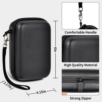 PAIYULE Travel Case for R36S/ RG353V/ RG353VS/ Game Boy Retro Handheld Game Console, Handheld Emulator Storage Holder Organizer, Android Game Console Carrying Bag (Box Only)