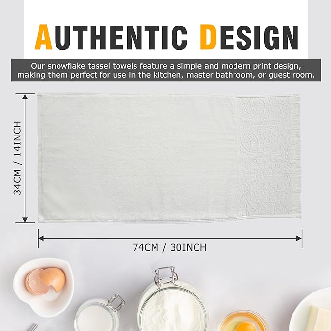 Luxury Decorative Hand Towels Bathroom: 2 Packs 14X30 100% Cotton Turkish