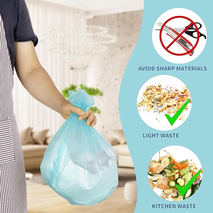 Magesh 105 Blue 4 Gallon Trash Bags