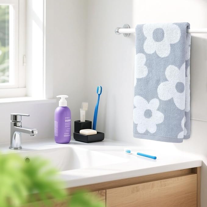 Jacquotha Floral Hand Towels for Bathroom
