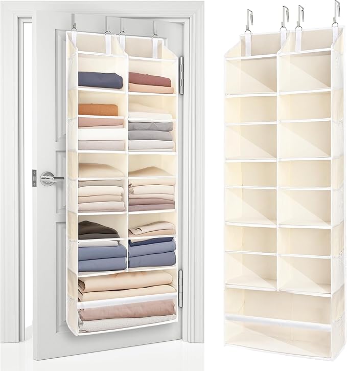 ULG Over the Door Organizer, 5-Tier Hanging Storage