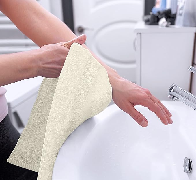 Utopia Towels 6 Pack Premium Hand Towels Set, 16 by 28 inches, 100% Ring Spun