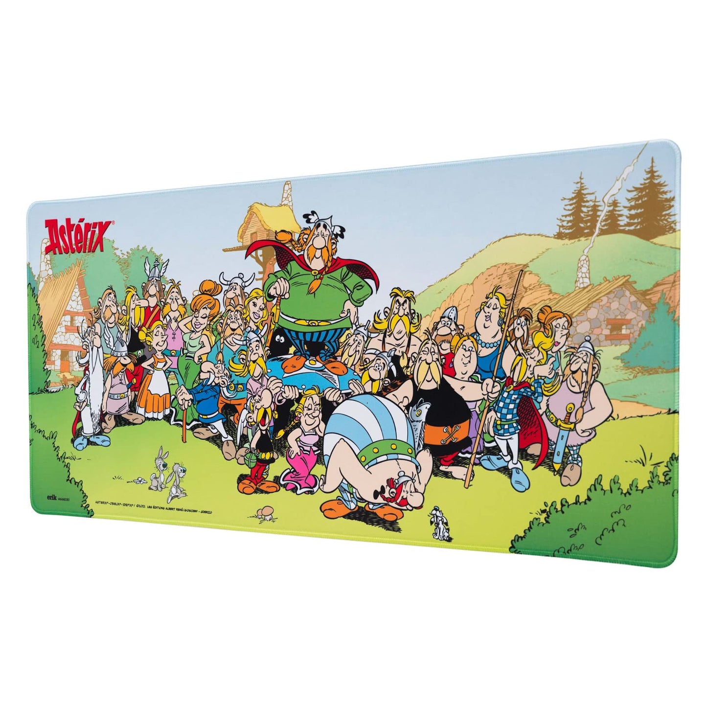 Grupo Erik XXL Mouse Pad Asterix | Gaming Desk Mat 31.5 x 13.8 inches, Non-Slip Rubber Keyboard & Mouse Mat Large | Asterix And Obelix Gaming Gifts Gamer