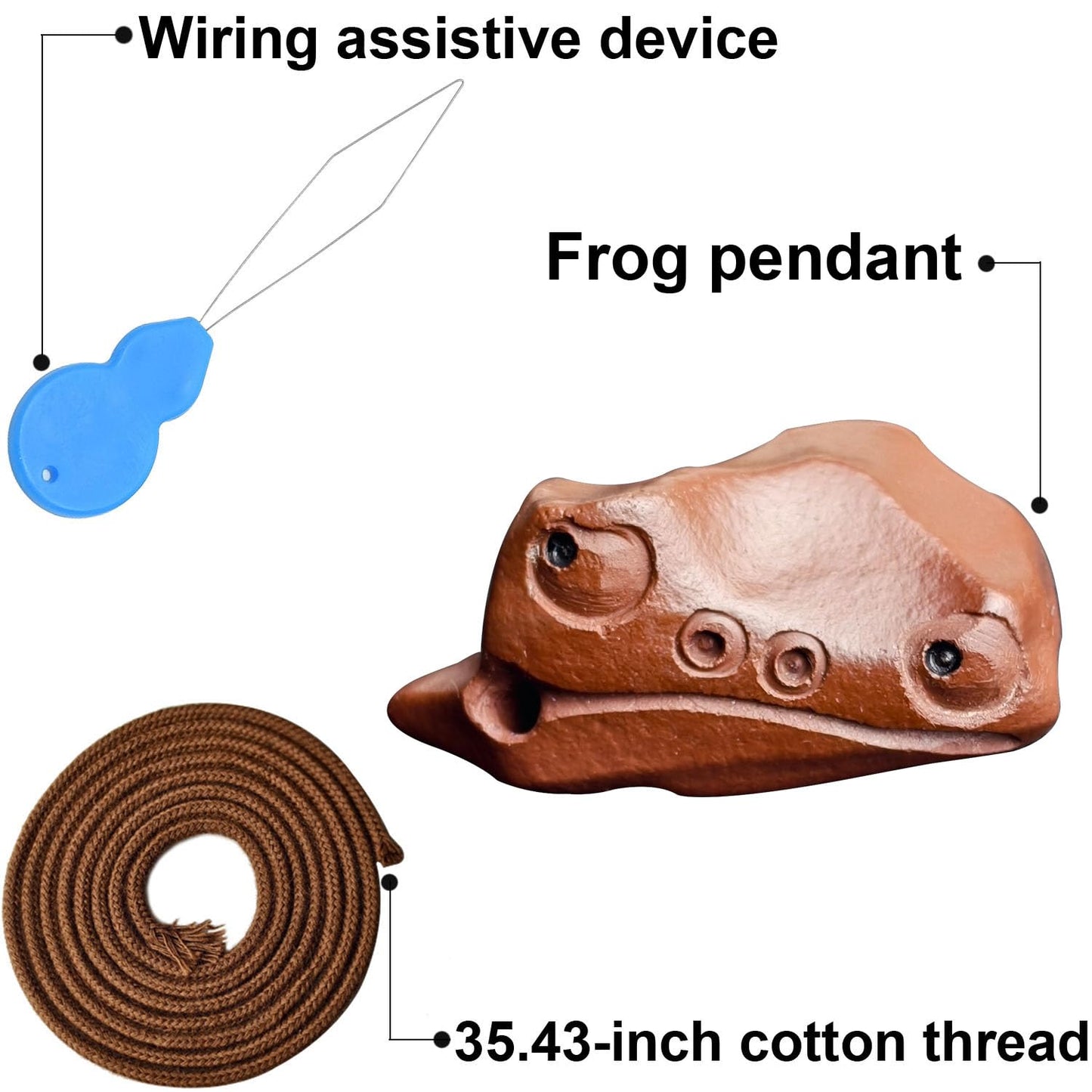 XIOFU Hand-Carved Stone Frog Ornament – Unique Gobi Desert Pebble Sculpture – Natural Home Decor, Gift, or Necklace Charm (Each Piece One-of-a-Kind)