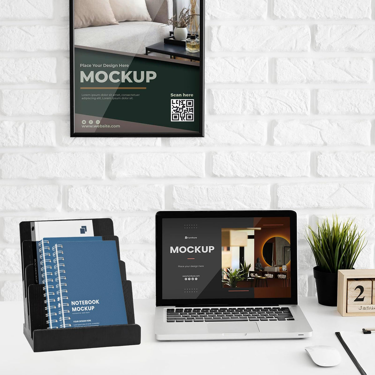 HKSZEH Black 8.5×11 Inch Magazine Display Stand 4-Tier For 6×9 inch Brochure Pamphlet Flyer Menu Holder Countertop Display Stand Literature Organizer For Office Home