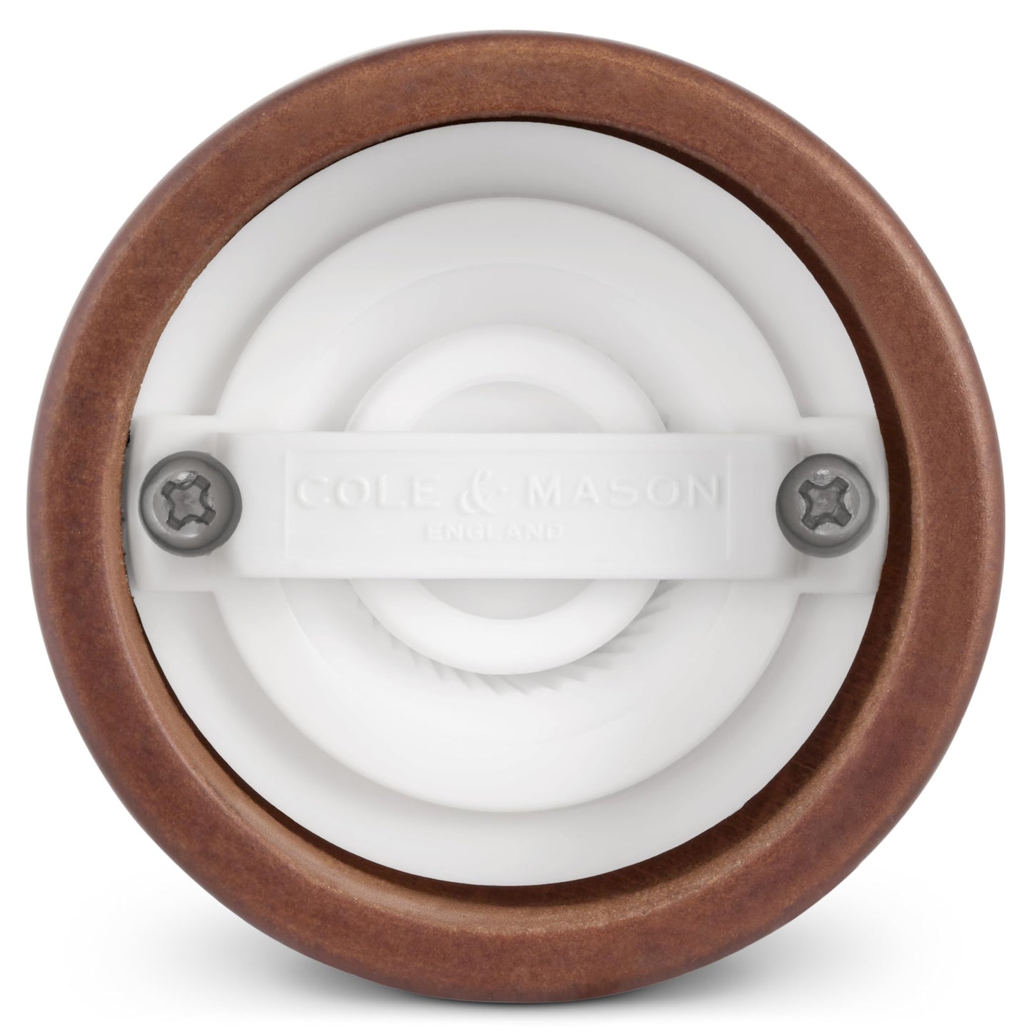 Cole & Mason Millbank Salt Mill, 7" - Salt Grinder with Ultra-Sharp Grinding Mechanism - Flavor-Enhancing Salt Shaker - Refillable Mill with Adjustable Grinding - Chestnut, Salt Mill